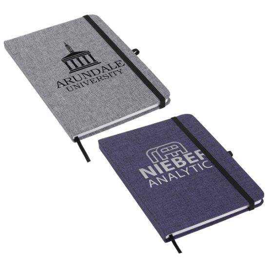Promotional and Custom Twill Heathered Journal