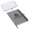 Promotional and Custom Twill Heathered Journal - Gray