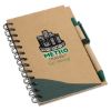 Promotional and Custom Recycle Write Notebook & Pen - Green