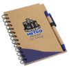Promotional and Custom Recycle Write Notebook & Pen - Blue