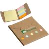 Promotional and Custom Square Deal Sticky Note Wallet - Brown