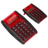 Promotional and Custom Grip & Flip Calculator with Textured Grip - Red