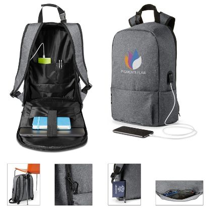 Promotional and Custom Circuit Anti-Theft Laptop Backpack