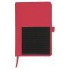 Promotional and Custom Roma Journal With Multi-use Elastic Pocket - Red