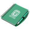 Promotional and Custom Hardcover Notebook & Pen Set - Green