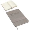 Promotional and Custom Council Textured Journal with Phone + Pen Holder - Gray