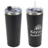 Promotional and Custom Brighton 20 oz Vacuum Insulated Stainless Steel Tumbler - Black