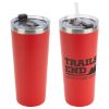 Promotional and Custom Brighton 20 oz Vacuum Insulated Stainless Steel Tumbler - Red
