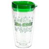 Promotional and Custom Reef 16 oz Tritan Tumbler with Translucent Lid - Green