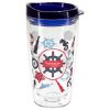 Promotional and Custom Reef 16 oz Tritan Tumbler with Translucent Lid - Navy Blue
