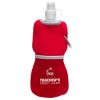 Promotional and Custom Flex Water Bottle with Neoprene Insulator - Red