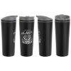 Promotional and Custom Commuter 17 oz Double-wall Polypropylene Tumbler with Flip Top Closure - Black