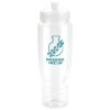 Promotional and Custom Sprint 28 oz PET Eco-Polyclear Bottle with Push-Pull Lid - Clear