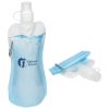 Promotional and Custom Flex 16 oz Foldable Water Bottle with Carabiner - High Tide
