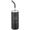 Promotional and Custom Sirena 20 oz Vacuum Insulated Tumbler with Straw - Black