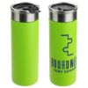 Promotional and Custom Solari 18 oz Copper-Coated Powder-Coated Insulated Tumbler - Lime Green