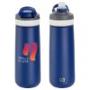 Promotional and Custom NAYAD Vive 23 oz Stainless Double Wall Bottle - Navy Blue