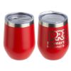 Promotional and Custom Pero 12 oz Copper-Coated Powder-Coated Insulated Goblet - Red