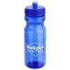 Promotional and Custom Cycler 24 oz PET Eco-Polyclear Bottle with Push-Pull Lid - Blue