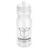 Promotional and Custom Cycler 24 oz PET Eco-Polyclear Bottle with Push-Pull Lid - Clear