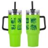 Promotional and Custom Maxim 40 oz Vacuum Insulated Stainless Steel Mug - Lime