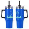 Promotional and Custom Maxim 40 oz Vacuum Insulated Stainless Steel Mug - Royal Blue