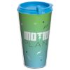 Promotional and Custom Broadway 16 oz Tumbler - Neon Blue