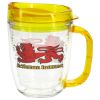 Promotional and Custom Lakeshore 12 oz Tritan Mug with Translucent Handle + Lid - Yellow