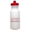Promotional and Custom Jockey 20 oz Economy Bottle with Push-Pull Lid - Red