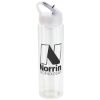 Promotional and Custom Paddock 32 oz PET Infuser Bottle with Flip-Up Lid - Smoke