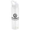 Promotional and Custom Paddock 32 oz PET Infuser Bottle with Flip-Up Lid - Clear