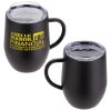 Promotional and Custom Calibre 12 oz Vacuum Insulated Ceramic Inside-Coated Coffee Mug - Black