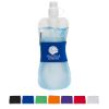 Promotional and Custom Comfort Grip 16 oz Water Bottle with Neoprene Waist Sleeve - High Tide