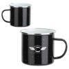 Promotional and Custom Foundry 16 oz Enamel-Lined Iron Coffee Mug - Black