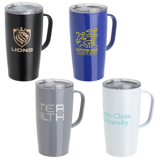 Promotional and Custom Mitre 20 oz Vacuum Insulated Stainless Steel Mug