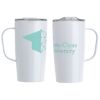 Promotional and Custom Mitre 20 oz Vacuum Insulated Stainless Steel Mug - White