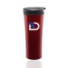 Promotional and Custom 16 oz. Asana Travel Mugs with Silicone Seal - Red