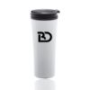 Promotional and Custom 16 oz. Asana Travel Mugs with Silicone Seal - White