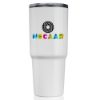 Promotional and Custom 32 oz. Barton Plastic Double Wall Travel Mugs - White