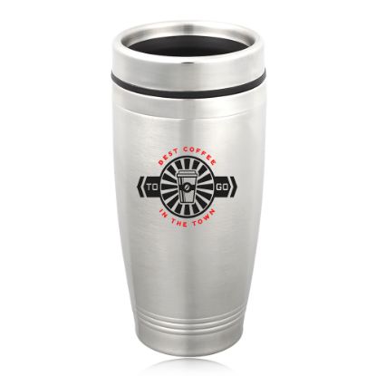 Promotional and Custom 16 oz. Stainless Steel Tumbler Travel Mugs