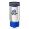 Promotional and Custom Oxford 17oz. Ribbed Travel Mugs - Blue