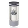 Promotional and Custom Oxford 17oz. Ribbed Travel Mugs - Grey