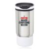 Promotional and Custom Oxford 17oz. Ribbed Travel Mugs - White