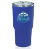 Promotional and Custom 17 oz. Rubberized Stainless Steel Travel Mugs - Blue