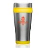 Promotional and Custom 16 oz. Insulated Stainless Steel Travel Mugs - Yellow