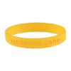 Single Color Silicone Bracelet - Yellow