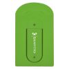 Silicone Vent Phone Wallet with Stand - Lime Green