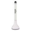 Stylus Pen Stand With Screen Cleaner - White with White