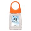 1.35 Oz. Hand Sanitizer With Color Moisture Beads - Clear with Orange Cap