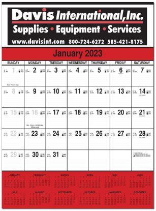 Contractor Calendar 